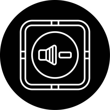 Cilt Aşağı simge, vektör illüstrasyon basit tasarım