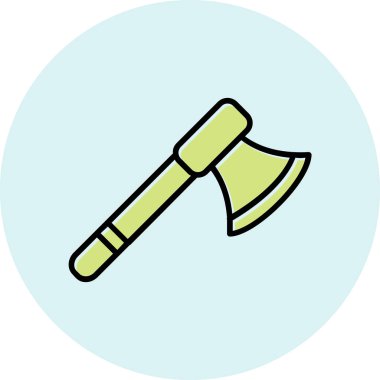 Balta ağ simgesi, vektör illüstrasyonu 