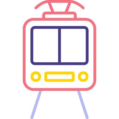 Web simgesi tren, illüstrasyon vektör 