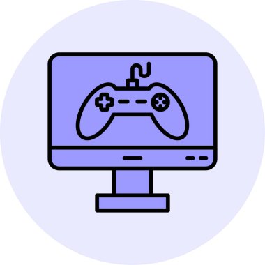 oyun simge vektör çizim 