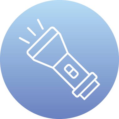 el feneri. Web simgesi basit illüstrasyon