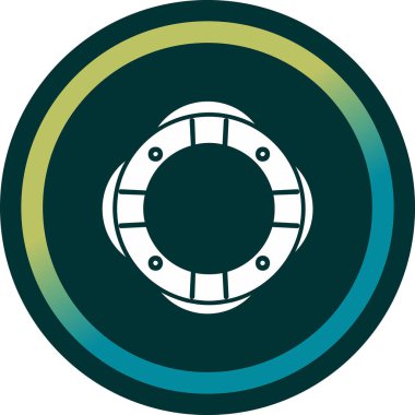 Can simidi simgesi, vektör illüstrasyonu basit tasarım