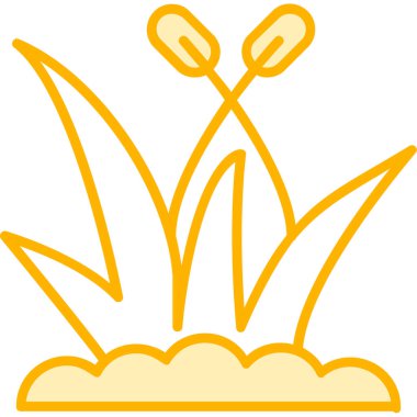 Çimen ağ ikonu vektör illüstrasyonu