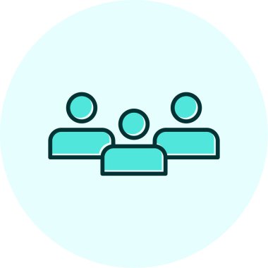 Seyirci Web simgesi vektör illüstrasyonu