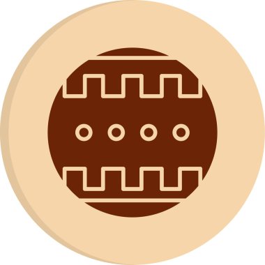 Süs vektörü simgesi modern basit illüstrasyon