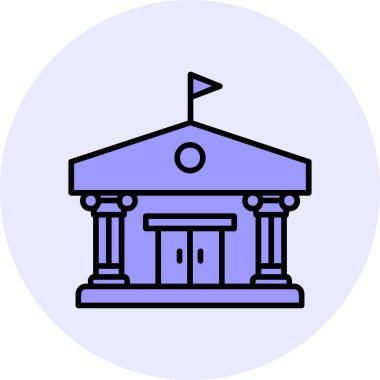 Sütun oluşturma simgesi, vektör illüstrasyonu