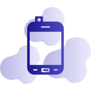 Smartphone web simgesi, vektör çizim 