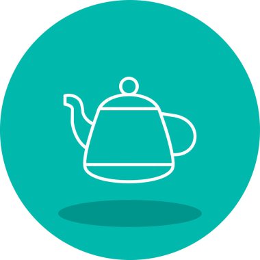 Vektör illüstrasyonu, çaydanlık ağı simgesi 