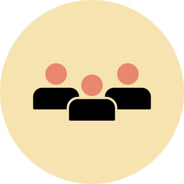 Seyirci Web simgesi vektör illüstrasyonu