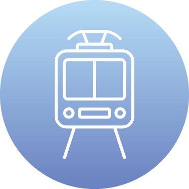 Web simgesi tren, illüstrasyon vektör 