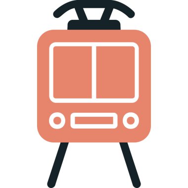 Web simgesi tren, illüstrasyon vektör 