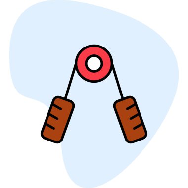 El Kavrama Ağı simgesi basit illüstrasyon