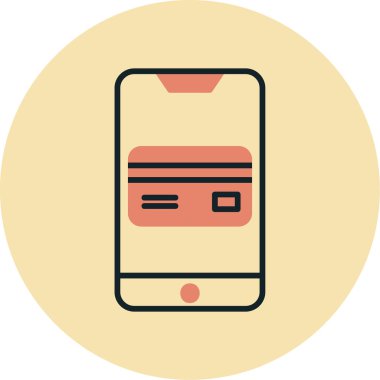 akıllı telefon ve kredi kartı, Ödeme Yöntemi simgesi