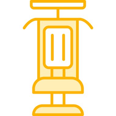 Modern Gym Machine simgesinin vektör çizimi         