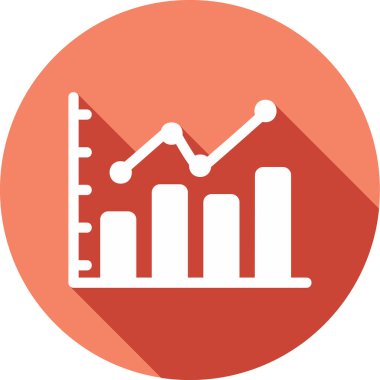 bar çizelgesi simgesi, vektör illüstrasyonu 