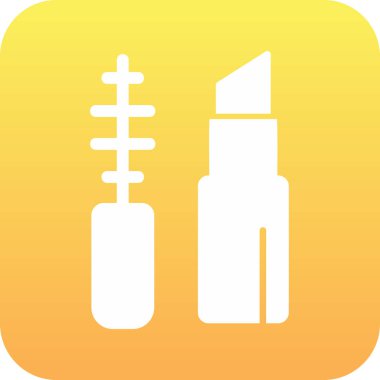 Makyaj Ağı simgesi basit illüstrasyon 