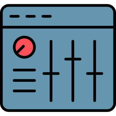 Ses Karıştırıcı vektör çizimi