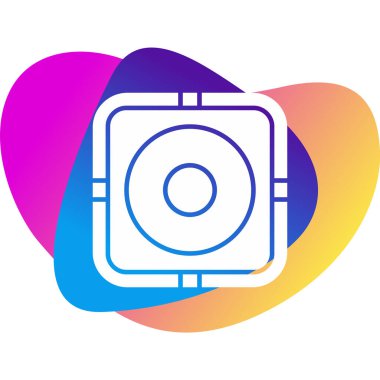 kayıt simgesi, vektör illüstrasyonu