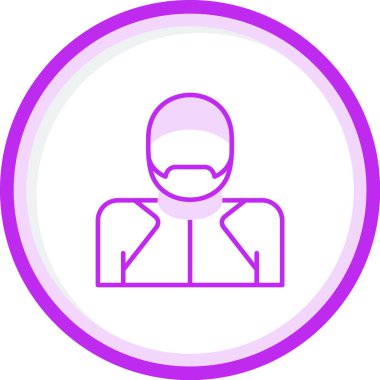 Bobsleigh. Web simgesi basit tasarım              