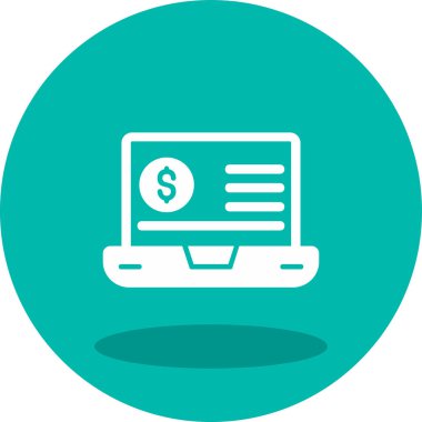 Eğilim biçimi izole edilmiş arka planda mali simge 