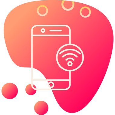 wifi vektör simgesi modern basit illüstrasyon 