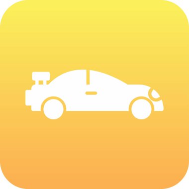 araba simgesi vektör illüstrasyonu 