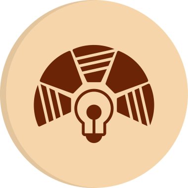 Donut Çizelgesi simgesinin vektör çizimi 