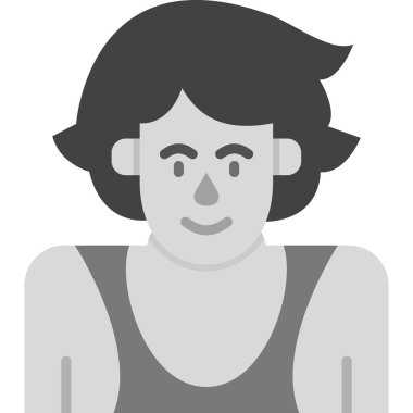 Adamım. Web simgesi basit illüstrasyon 