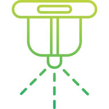  Sprinkler icon, vector illustration simple design