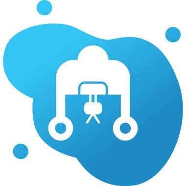 Yabani ot ağı simgesi, vektör illüstrasyonu