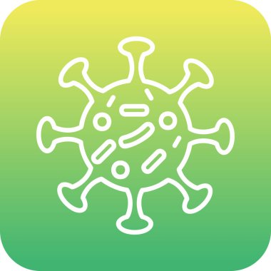 Virüs ikonu vektör illüstrasyonu 