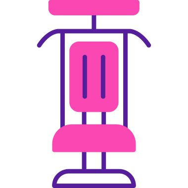 Modern Gym Machine simgesinin vektör çizimi         