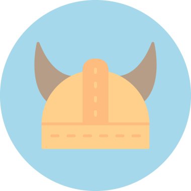 Kask simgesi vektör illüstrasyonu 