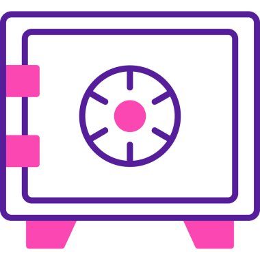 güvenli simge vektör illüstrasyonu 