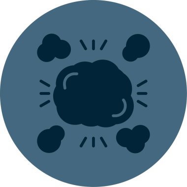 Bulutlar. Web simgesi basit illüstrasyon