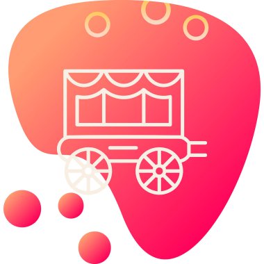 Taşıma simgesi vektör illüstrasyonu  