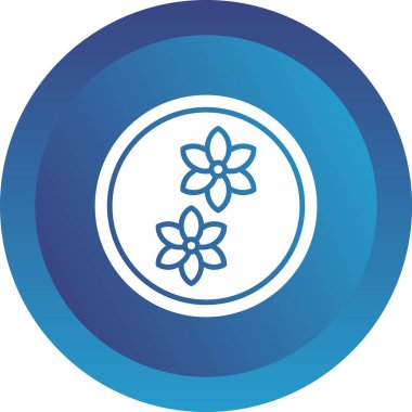 çiçek web simgesi, vektör illüstrasyonu, koku konsepti      