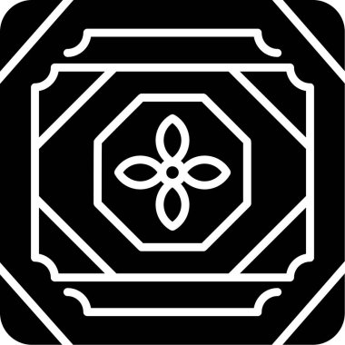 Döşeme. Web simgesi basit illüstrasyon