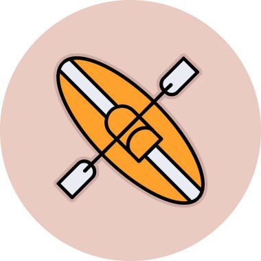 Kano. Web simgesi basit illüstrasyon