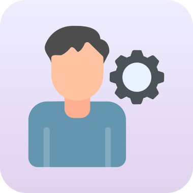 kişisel beceri simgesi, vektör illüstrasyonu basit tasarım