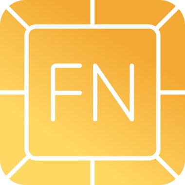 Fonksiyon web simgesi, vektör illüstrasyonu