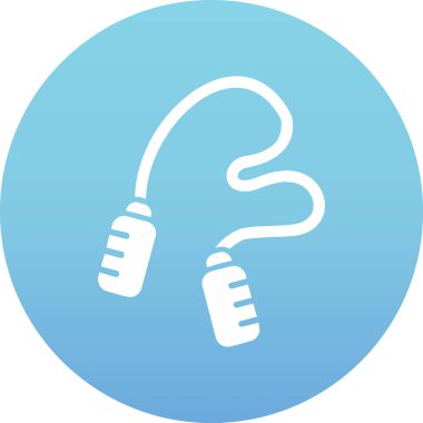 atlama ipi web simgesi, illüstrasyon vektör