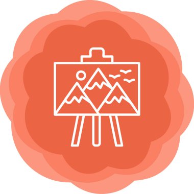 resim simgesi vektör illüstrasyonu