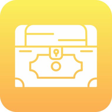 Göğüs simgesi, vektör illüstrasyonu basit tasarım