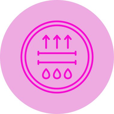 Nem. Web simgesi vektör illüstrasyonu