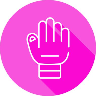 El hareketi simgesi, vektör illüstrasyonu 