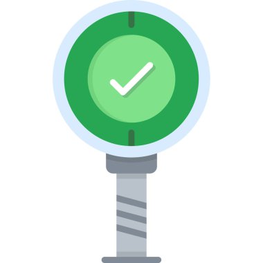 Düz simge, vektör gösterimi yanıtla 