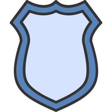 kalkan simgesi web basit illüstrasyon