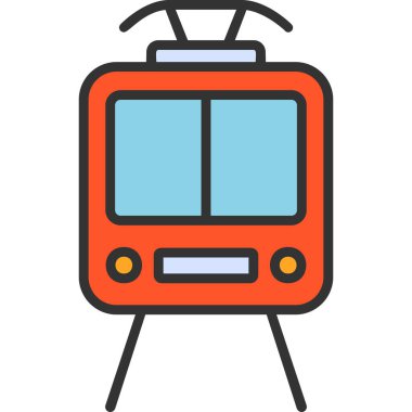 Web simgesi tren, illüstrasyon vektör 