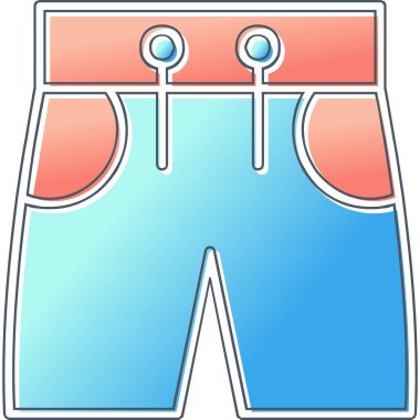 Web simgesi vektör illüstrasyonunu kısaltır